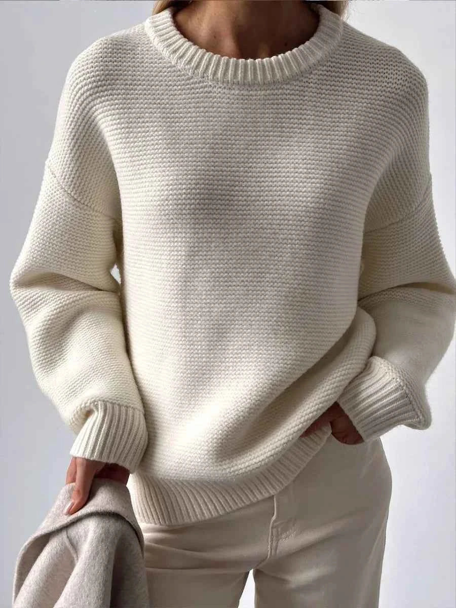 Knitted Round Neck Sweater