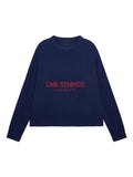 Knitted Sweater Autumn and Winter Women - DarkBlue / L