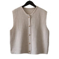Knitted Vests Women - Apricot / M