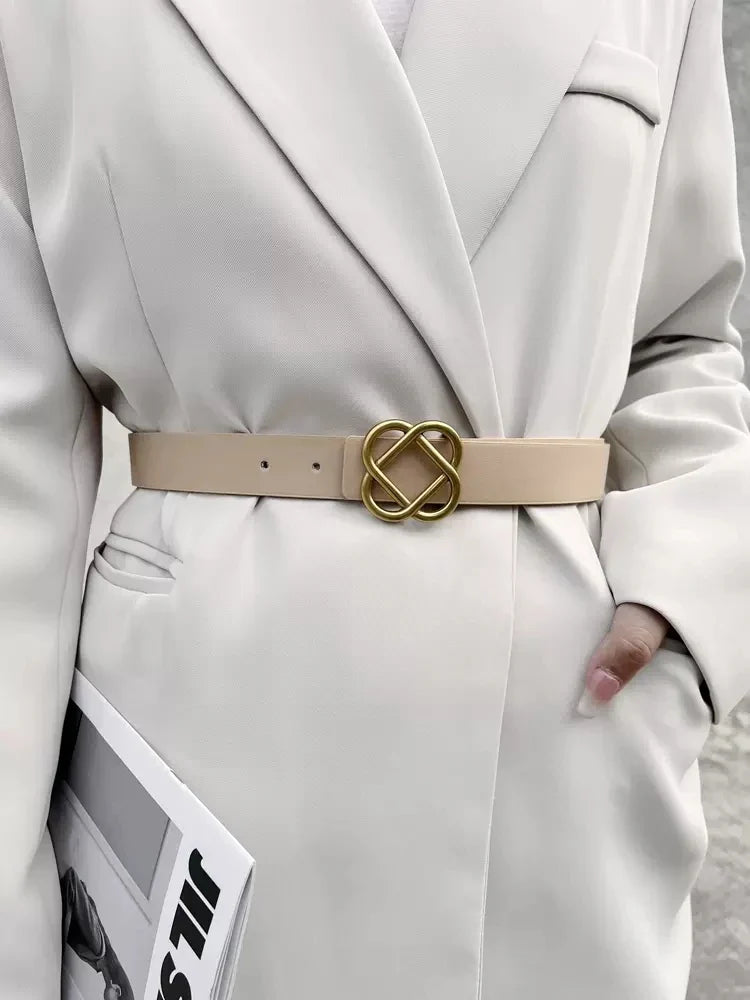 Knot Buckle Women Belt