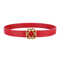 Knot Buckle Women Belt - Red / 100cm / CHINA