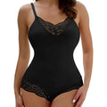 Lace Shapewear Bodysuits V-shaped Bra Underwear Thong