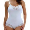 Lace Shapewear Bodysuits V-shaped Bra Underwear Thong