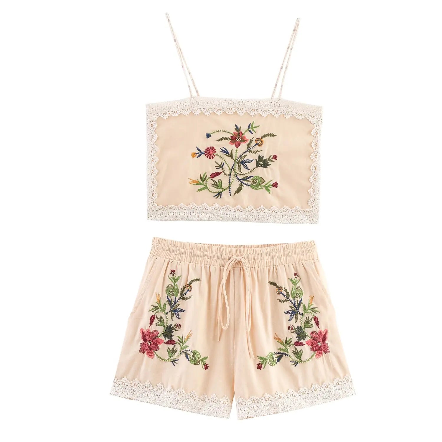 Lace up Decoration Casual Shorts