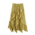 Layered Mid-length All-match Skirt