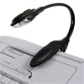 Led Book Light Mini Clip-On - Black 4pcs