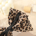 Leopard Bow Hair Clip