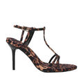 Leopard Pointed Toe Thin Heel Women