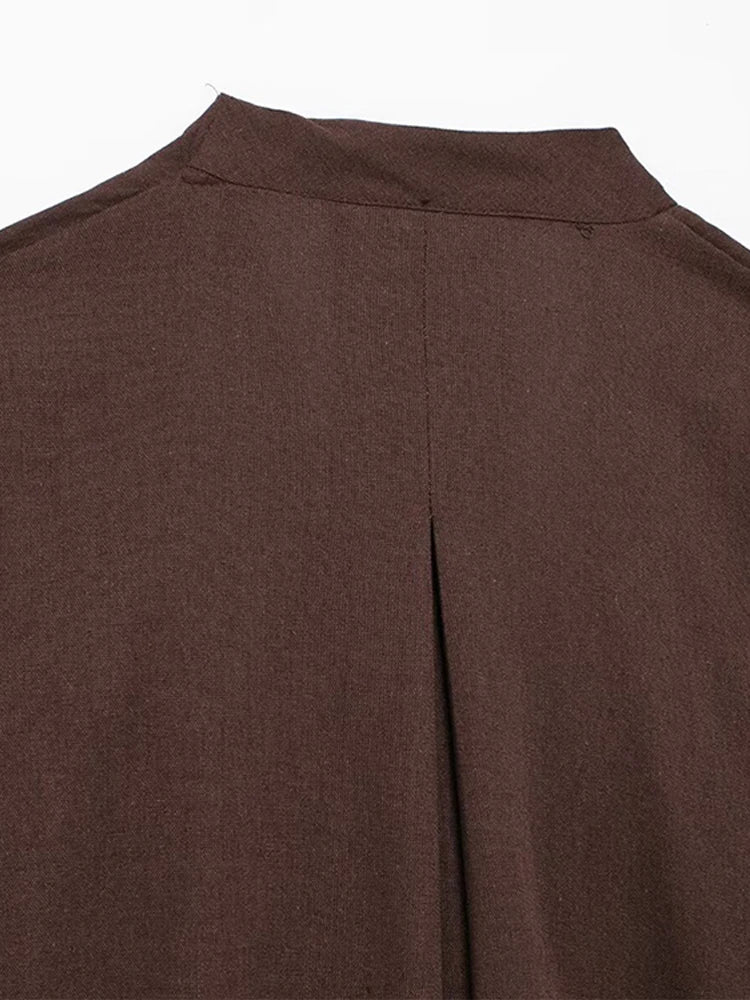 Lien V-neck Shirt Loose Pant Lady’s Set