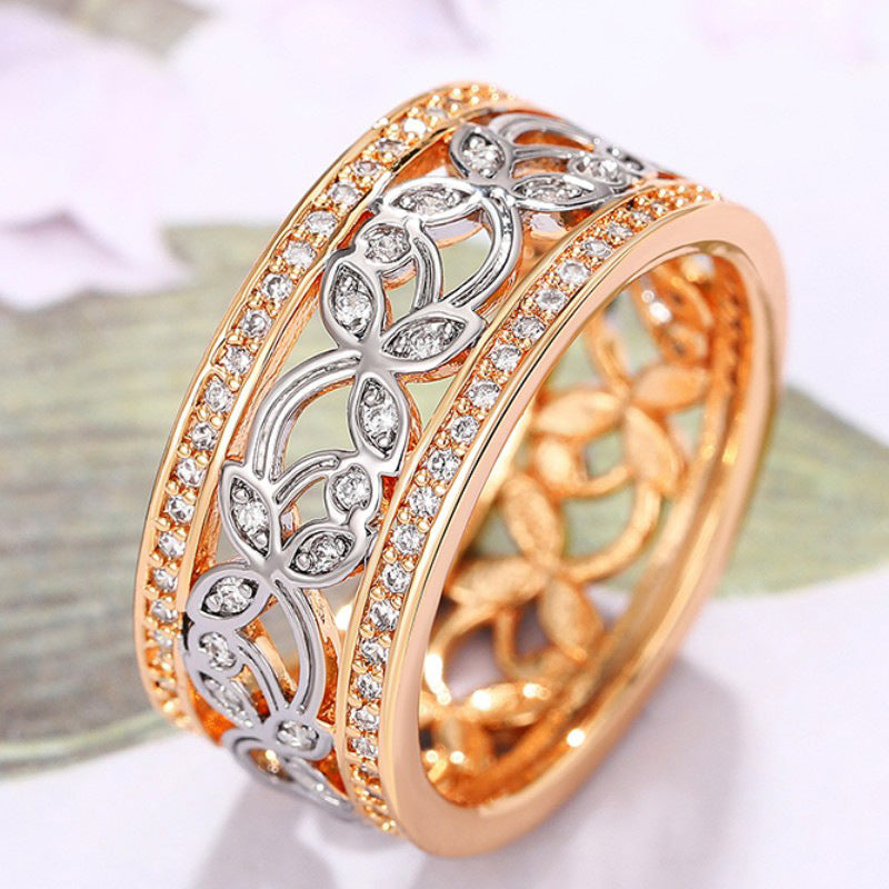 Light Luxury HollowRing Flower - Q105 Color Separation / 10 Yards - electronic accessories