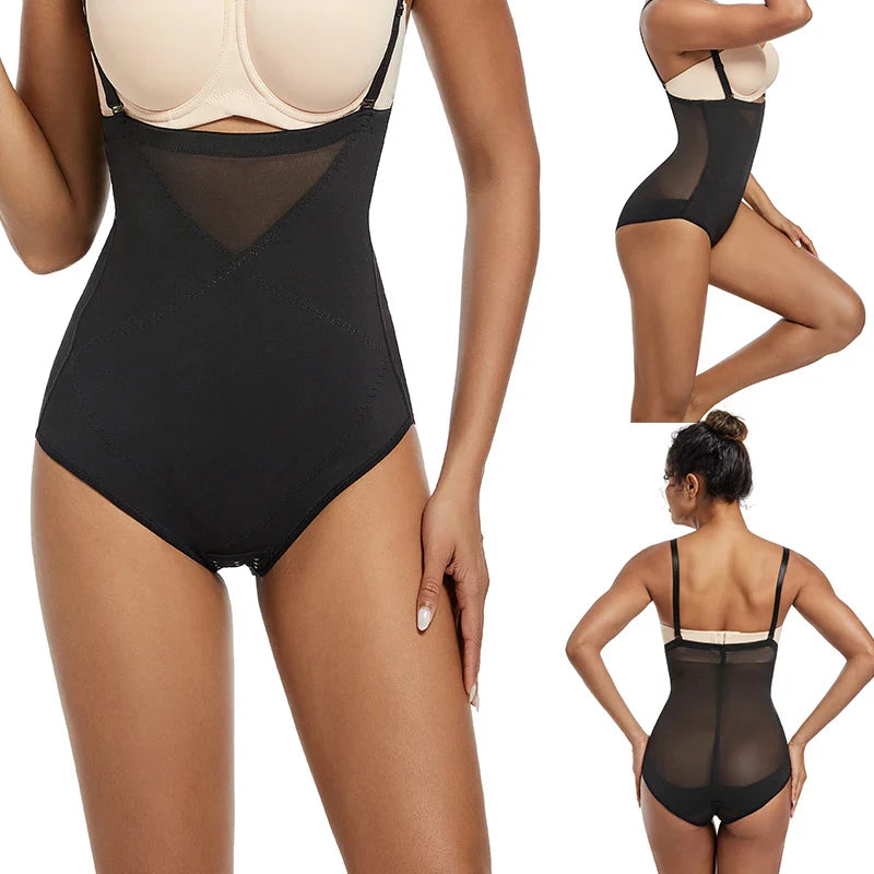 Light Shapewear Bodysuit Body Shaper Women - Black 801 / M