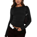 Long Sleeve T-Shirts For Women - Black / L