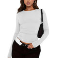 Long Sleeve T-Shirts For Women - White / L