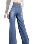 Loose High Waist Wide Leg Jeans Women