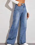 Loose High Waist Wide Leg Jeans Women