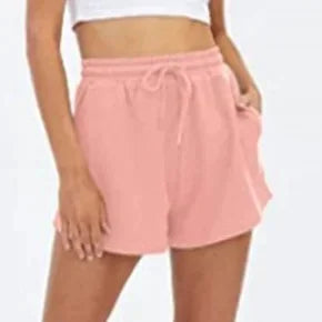Loose Wide Leg Casual Sport Shorts Women’s - L / Pink