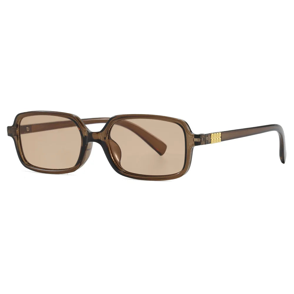 Luxurious Rectangle Sunglasses Women - 4 / CN / MULTI