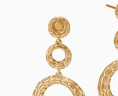Luxury Gold-plated Earrings Women’s - Yellow - electronic accessories
