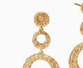 Luxury Gold-plated Earrings Women’s - Yellow - electronic accessories