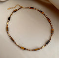 Maillard Beaded Tigereye Pendant - Necklace - electronic accessories