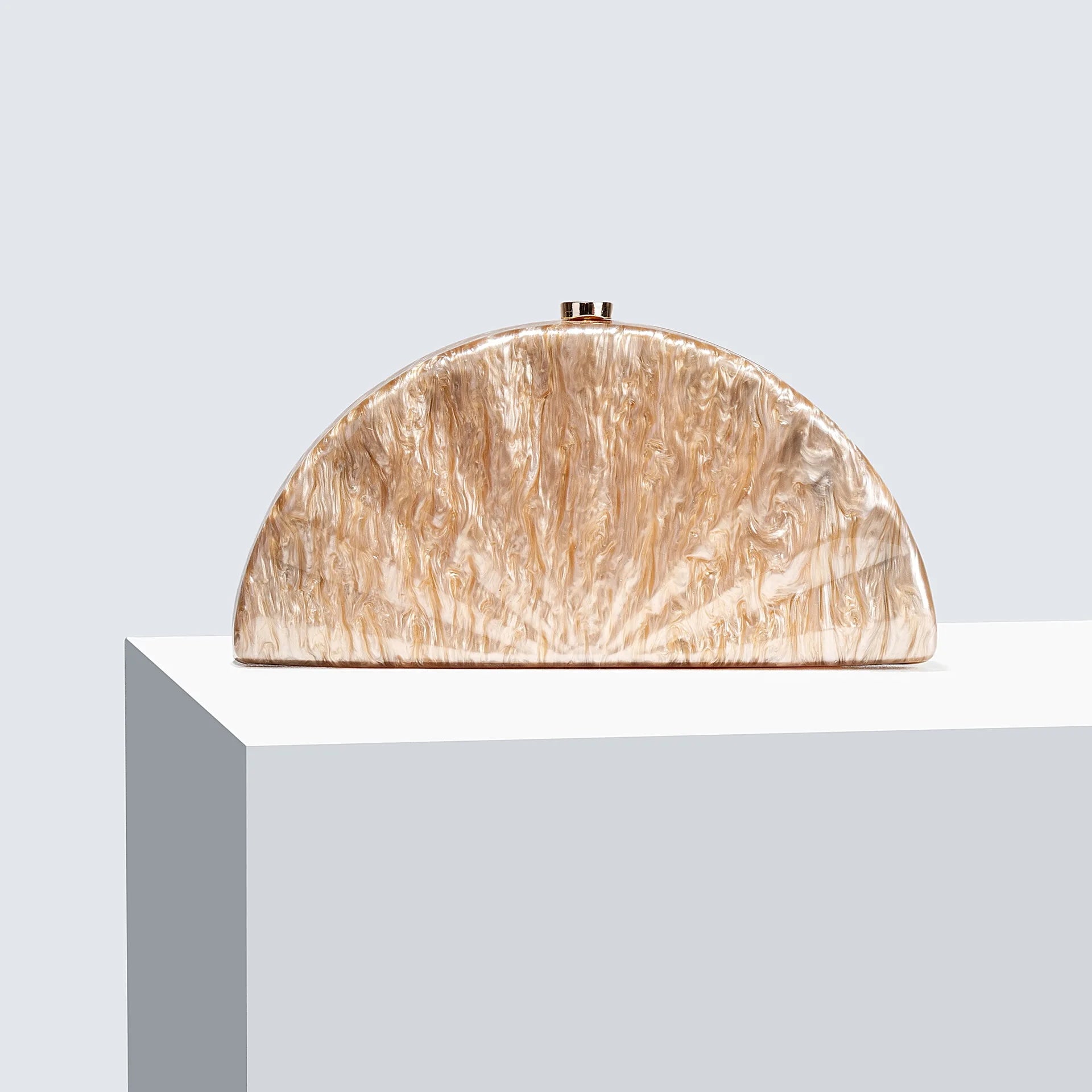 Marble Mini Beach Evening Bag Women - o shape chain 2