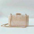 Marble Nude Handmade Textured Acrylic Evening Bag