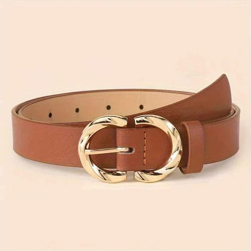 Metal Buckle PU Belt Classic Fashion Belt