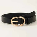 Metal Buckle PU Belt Classic Fashion Belt