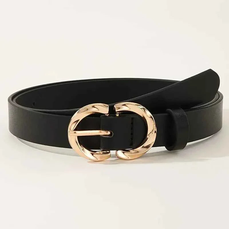 Metal Buckle PU Belt Classic Fashion Belt