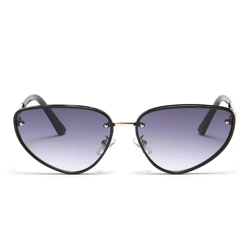 Metal Cat Eye Sunglasses Women