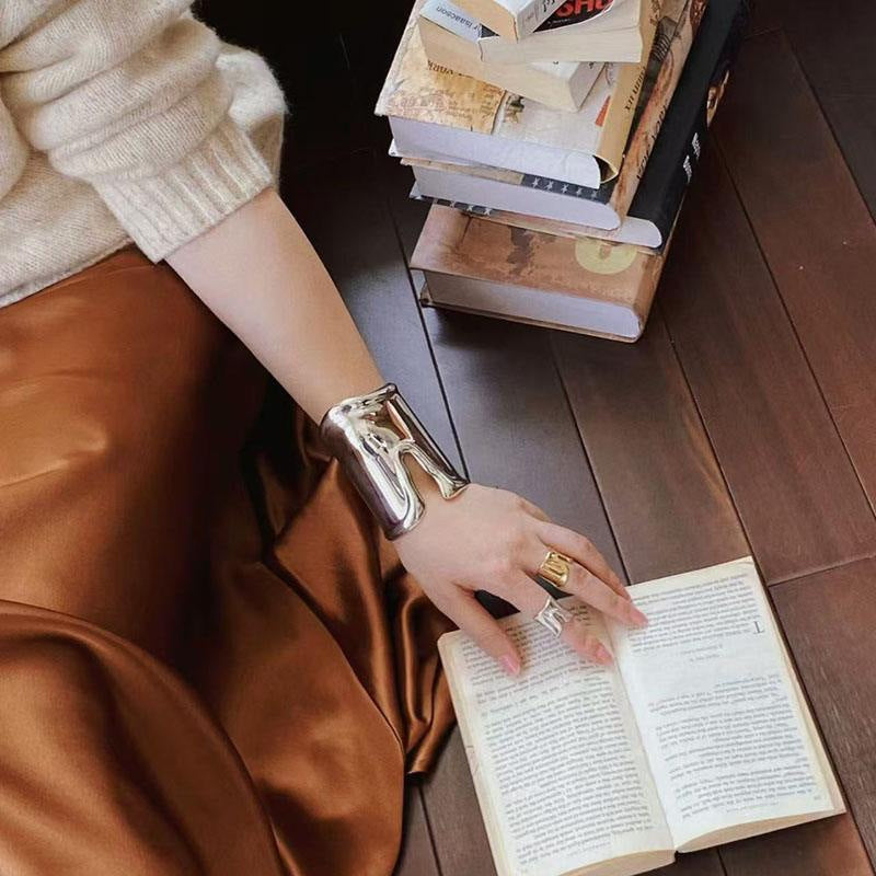 Metal Cross Horseshoe Open-ended Bracelet - electronic accessories