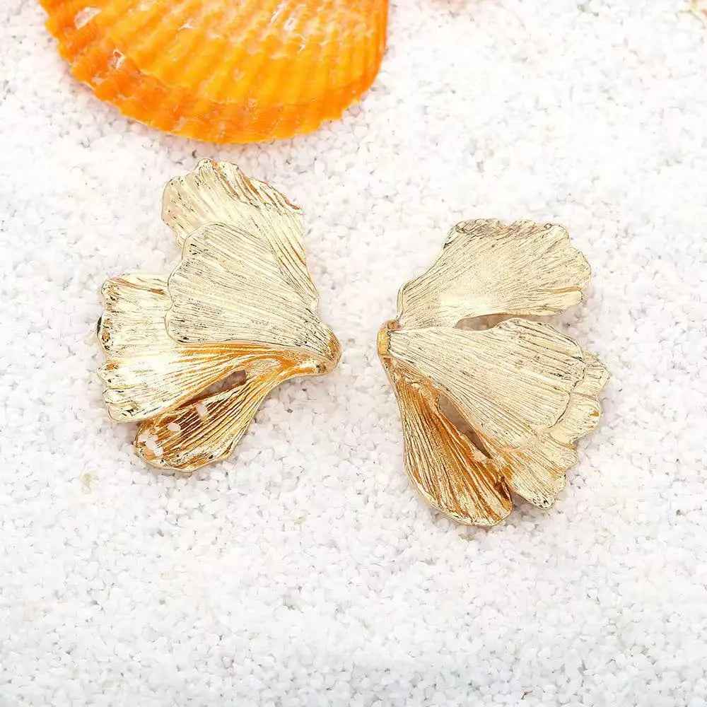 Metal Flower Earrings For Women - Norellé