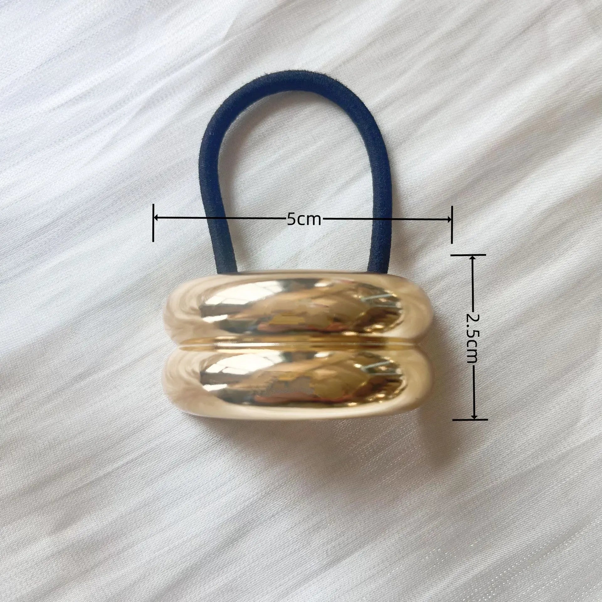 Metal Irregular Double-layer Hair Bands Ropes for Women - J 2