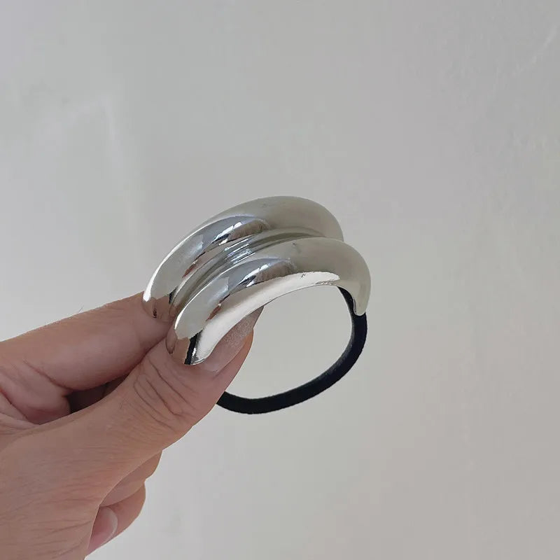 Metal Smooth Multi-Layer Hair Bands - 04