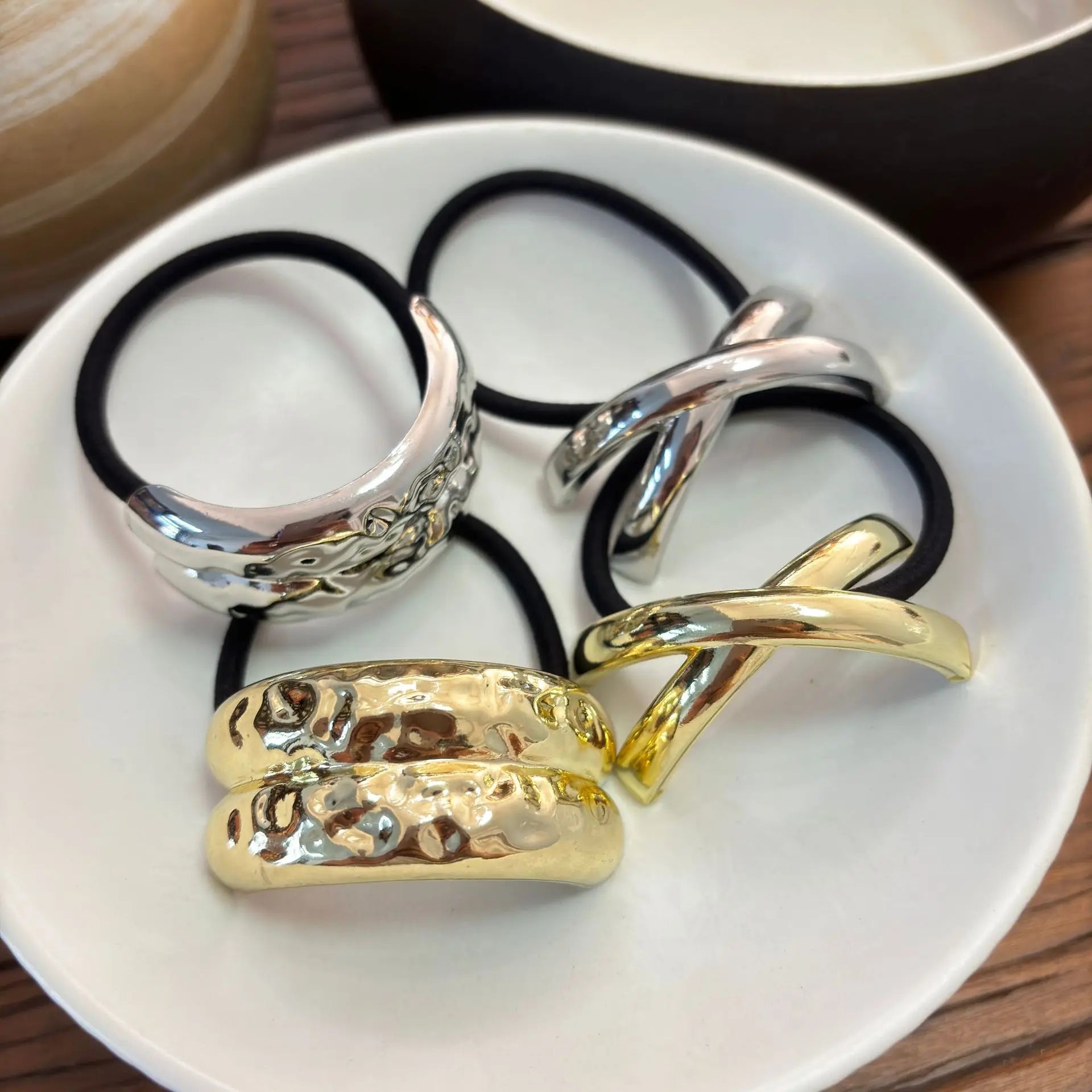 Metal Smooth Multi-Layer Hair Bands