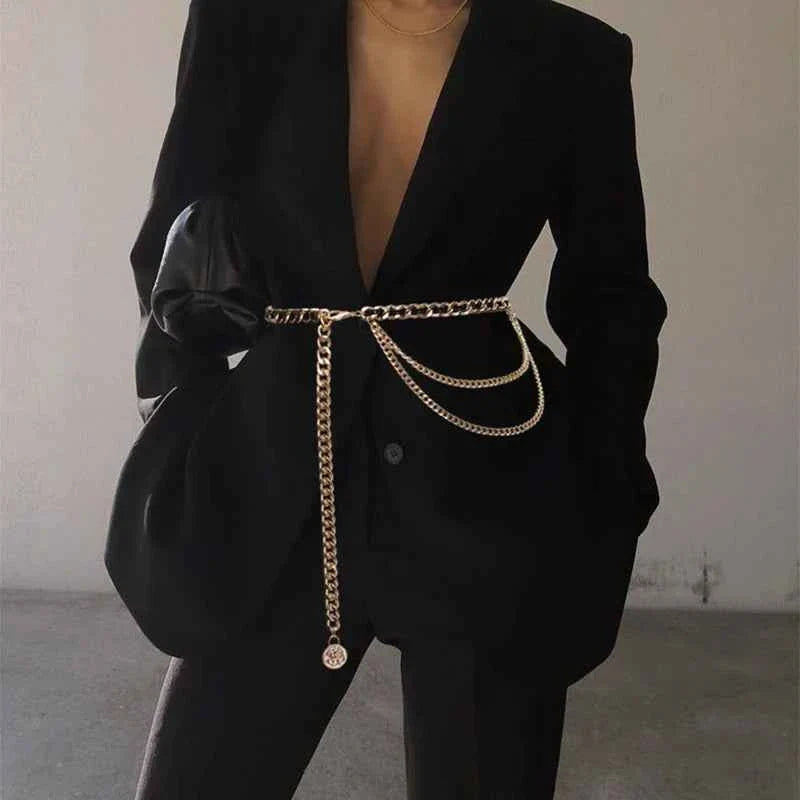 Metal Waist Chains Women Belt