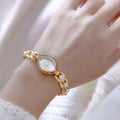 Mid-ancient Light Luxury Imitation Pearl Elegant Women’s Watch - electronic accessories