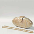 Mini Marble Bag Champagne Evening Clutch Bag
