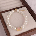 Minority Exquisite French High Sense Beaded Bracelet - Rose Chalcedony Pearl - electronic accessories