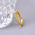 Mixed Batch Chain Style Square Zircon Ring - electronic accessories