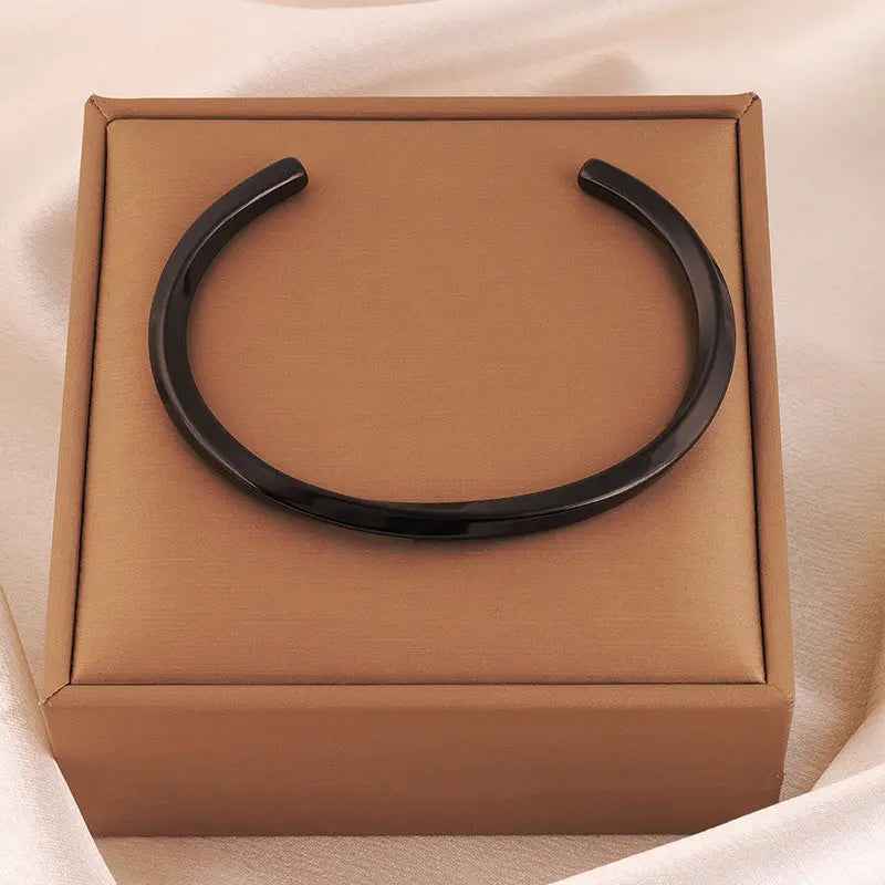 Mobius Silver Bracelet For Women - Black - electronic accessories