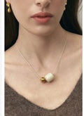 Mood Pendant Necklace For Women - Matte Gold - electronic accessories