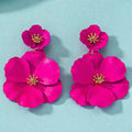 Mori Girl Flower Earrings Retro Long - electronic accessories
