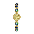 National Style Mid-ancient Light Luxury Malachite Bracelet Watch - Champagne - electronic accessories