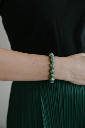 Natural Turquoise Beaded Necklace - 17CM Bracelet / Free Size - electronic accessories