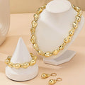 New Shaped Pearl Necklace Bracelet Ear Studs Suit Vintage - electronic accessories