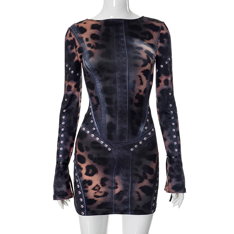 New Women’S Fashion Leopard Print Slim - Other