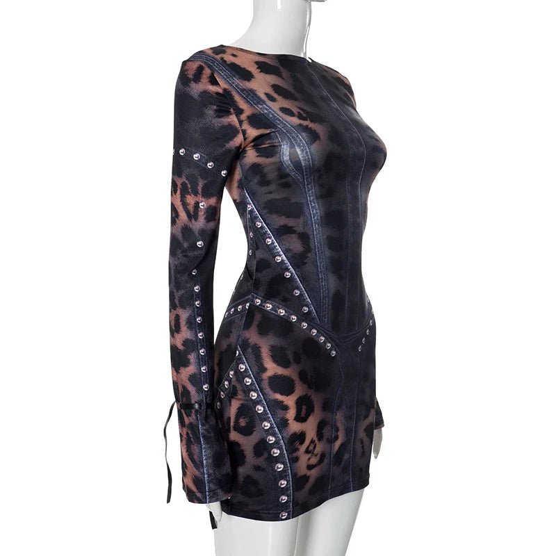 New Women’S Fashion Leopard Print Slim - Other