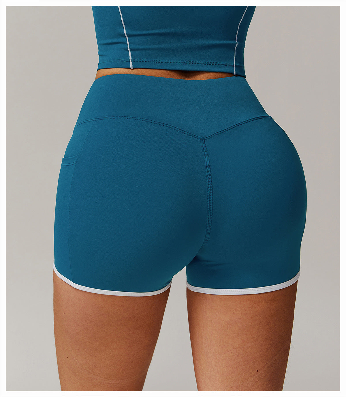 Nude Feel Yoga Shorts High Waist Sports And Fitness - Other