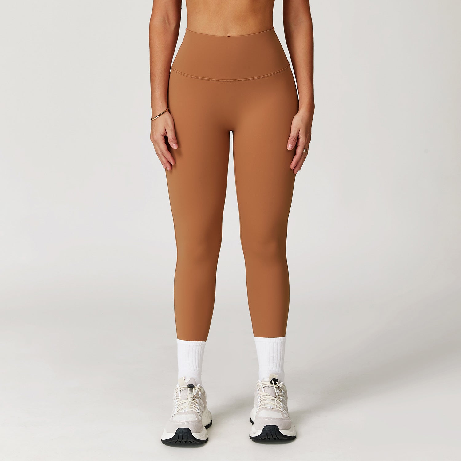 Nude Feel Yoga Trousers High Waist Hip Lift Slim Skinny Pants Women - Other